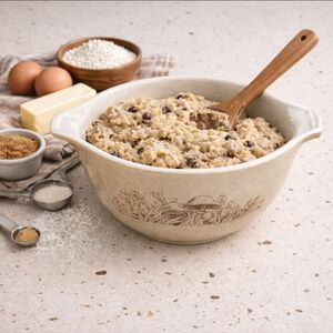 Vintage PYREX Mixing Bowl with Mushroom Design